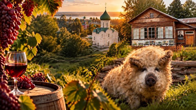 Переславль-Залесский. Вино, мангалица и дача Коровина.
